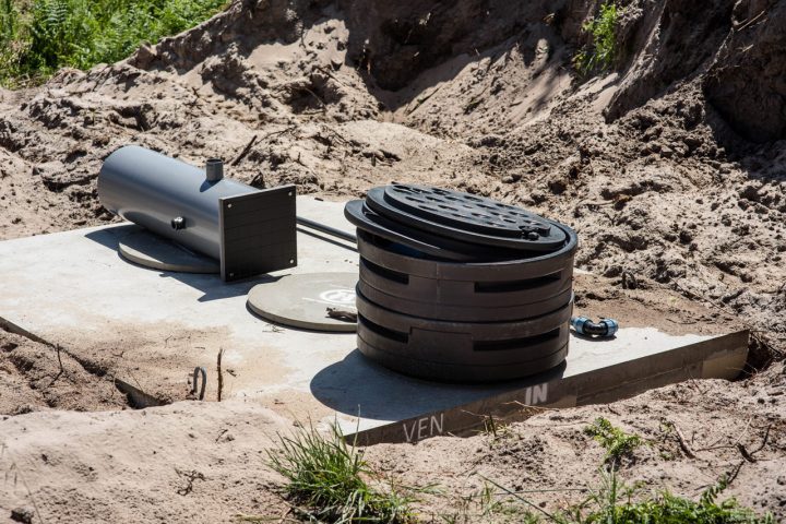 An installed septic system of a residential property