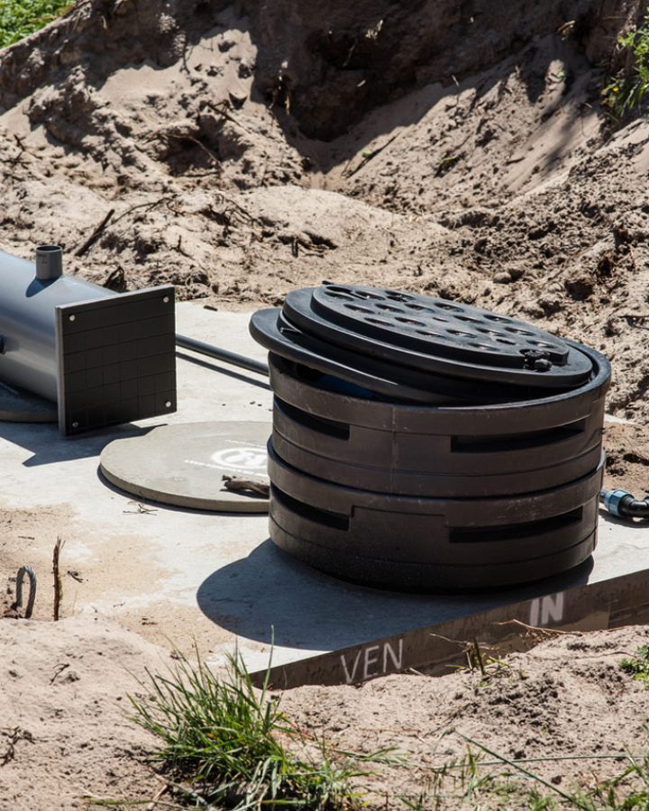 An installed septic system of a residential property